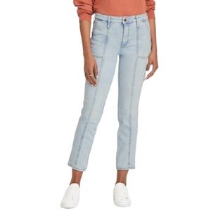 Universal Thread High Rise Slim Straight Light Blue Jeans